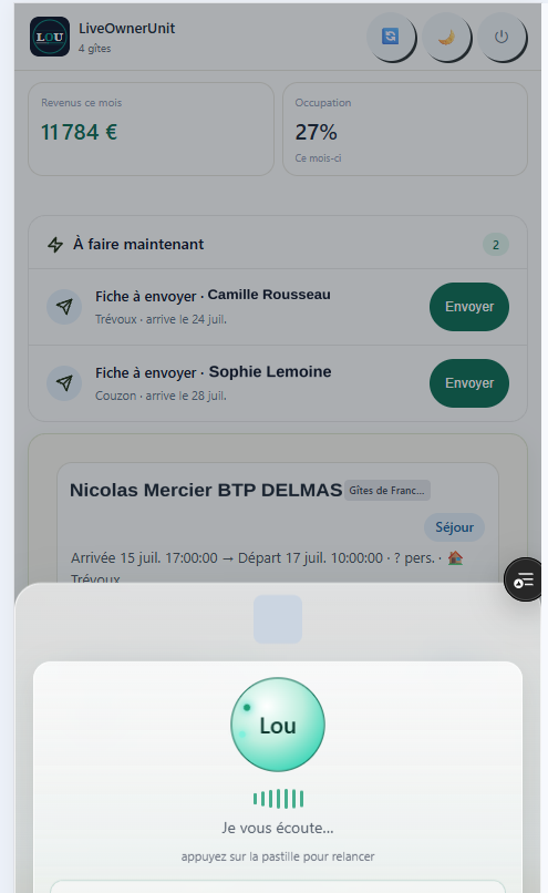 Application mobile Lou